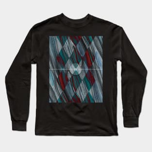 Abstract Wood Texture Pattern Long Sleeve T-Shirt